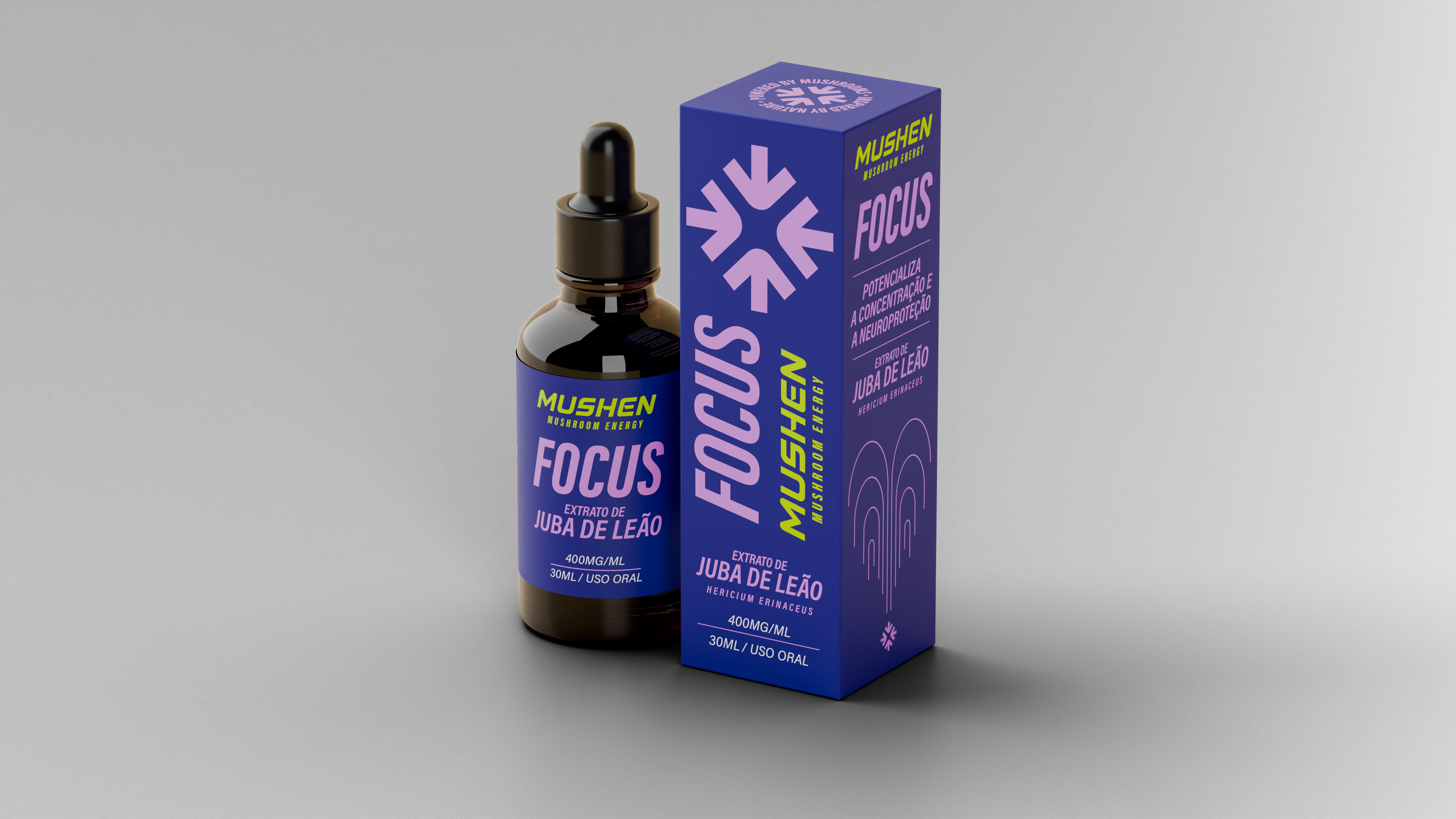 Focus Mushen – Extrato de Juba de Leão – 400mg/ml – 30ml