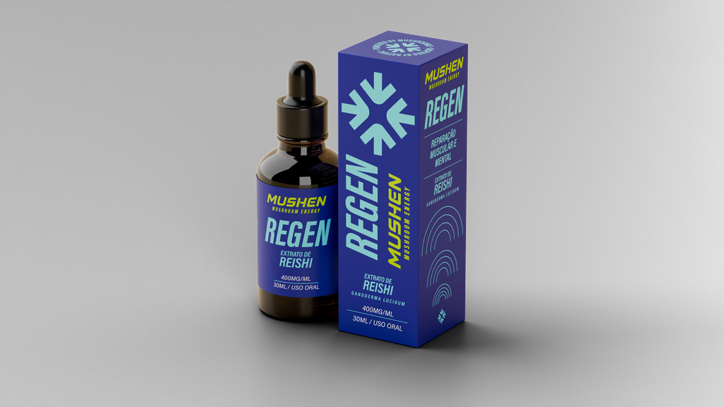 Regen Mushen – Extrato de Reishi – 400mg/ml – 30ml