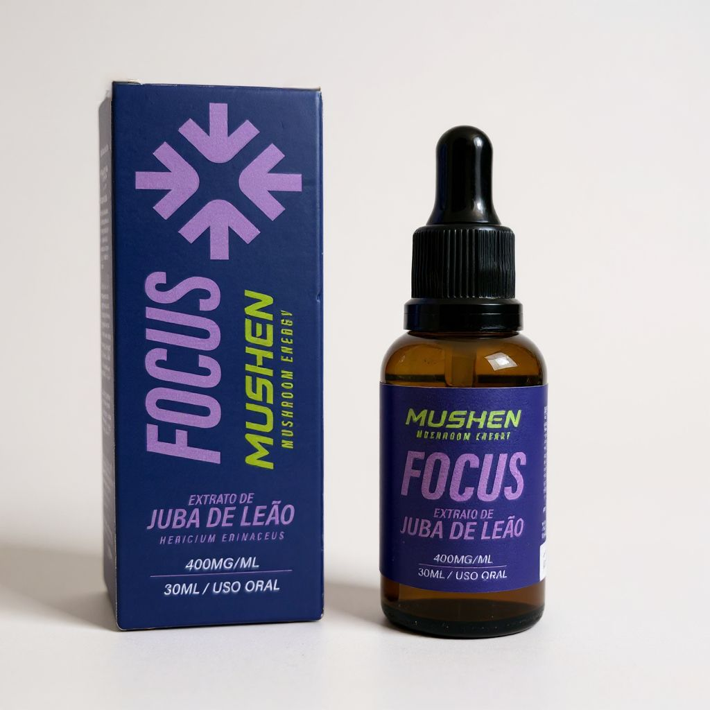 Focus Mushen – Extrato de Juba de Leão – 400mg/ml – 30ml