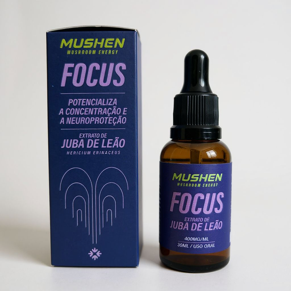 Focus Mushen – Extrato de Juba de Leão – 400mg/ml – 30ml