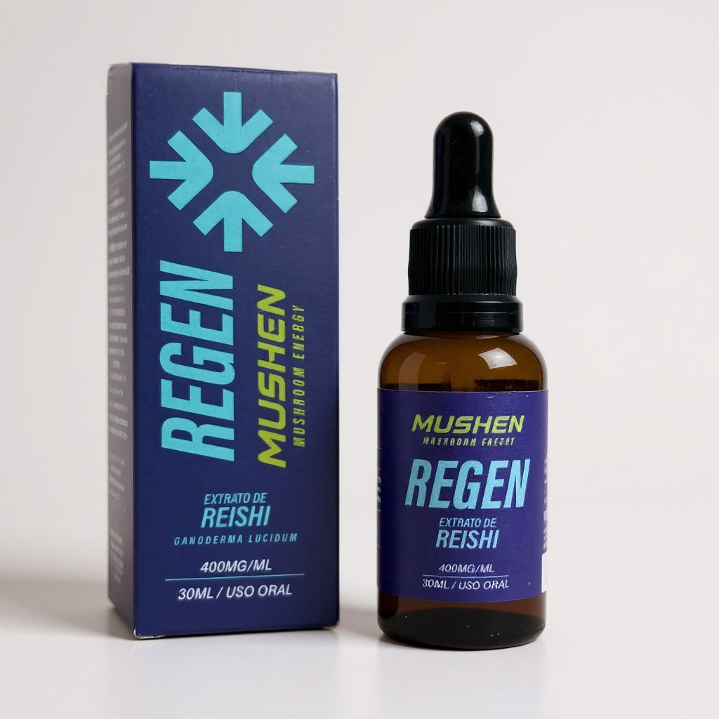 Regen Mushen – Extrato de Reishi – 400mg/ml – 30ml