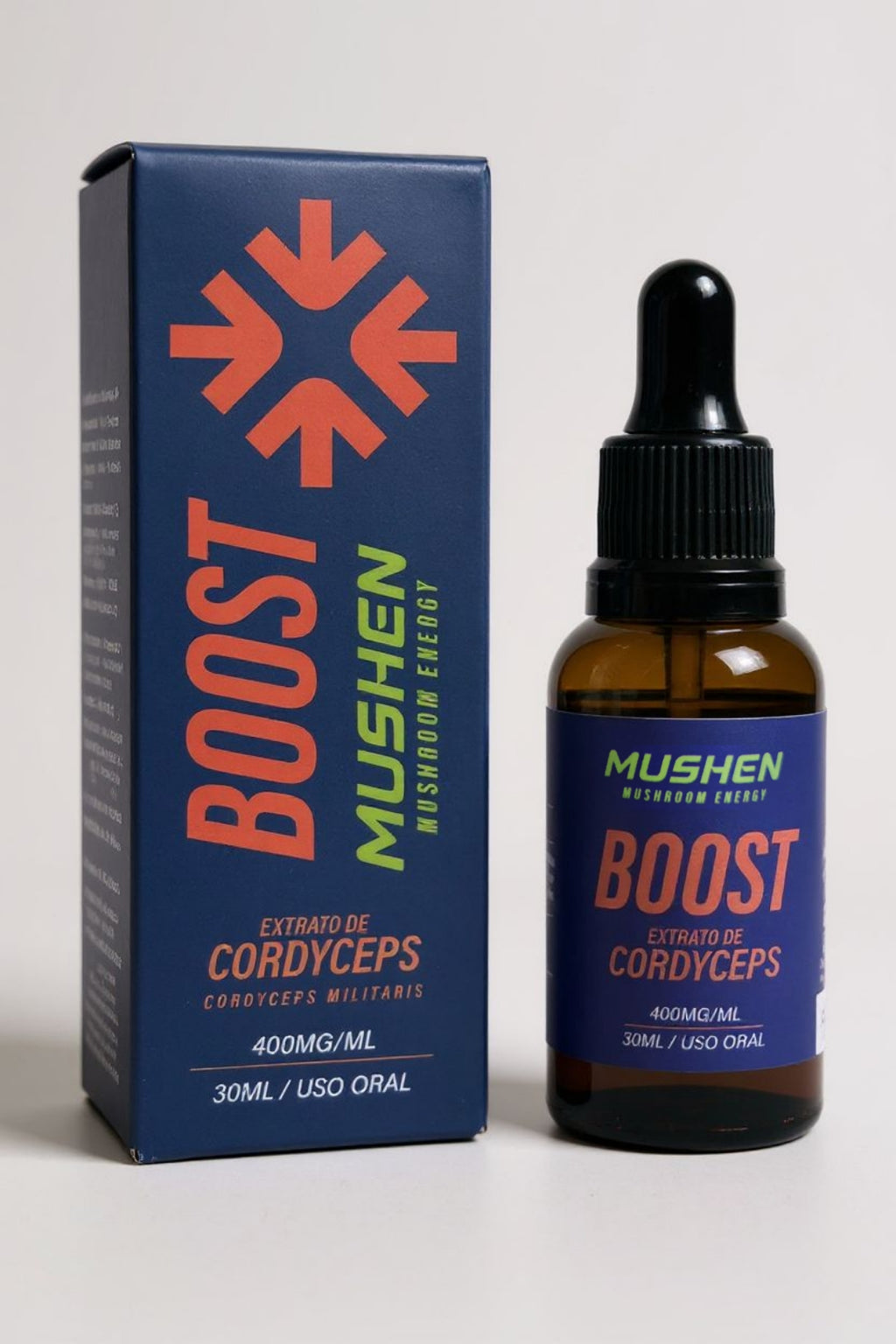 Boost Mushen – Extrato de Cordyceps – 400mg/ml – 30ml